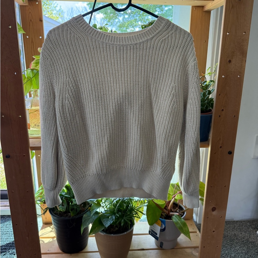 Cozy Off-White Knit Sweater